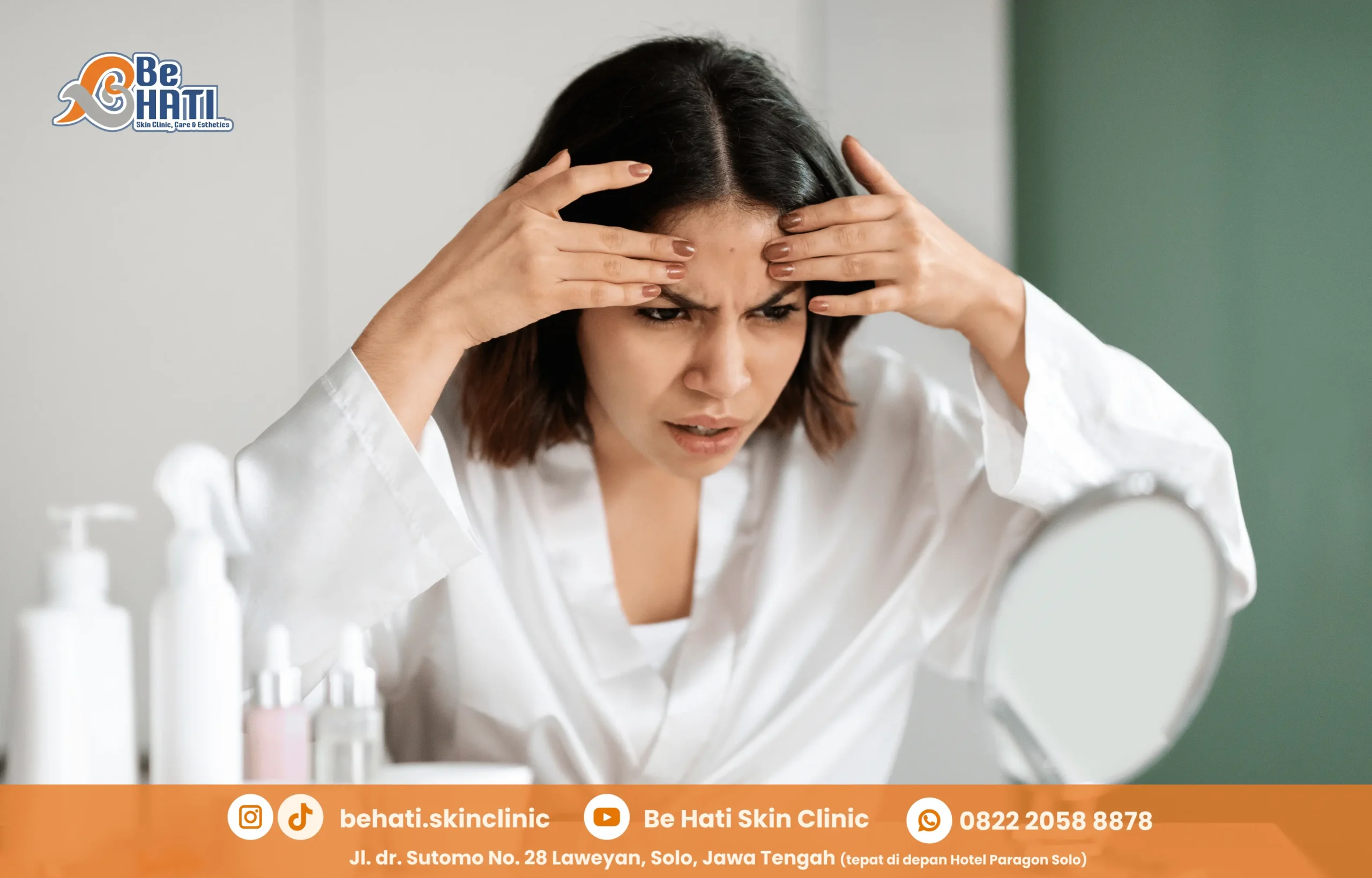 Breakout akibat kesalahan skincare