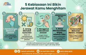 Kebiasaan yang bikin jerawat menghitam