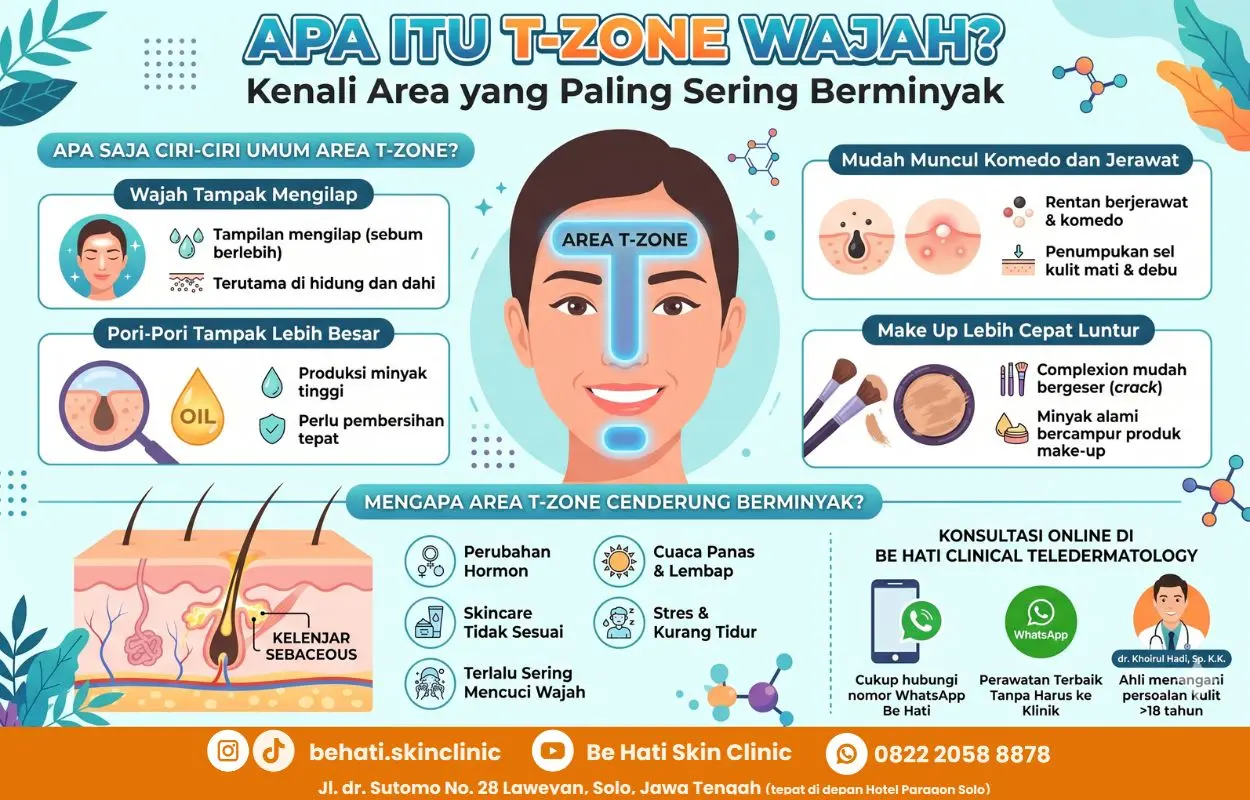 Apa itu t zone wajah?