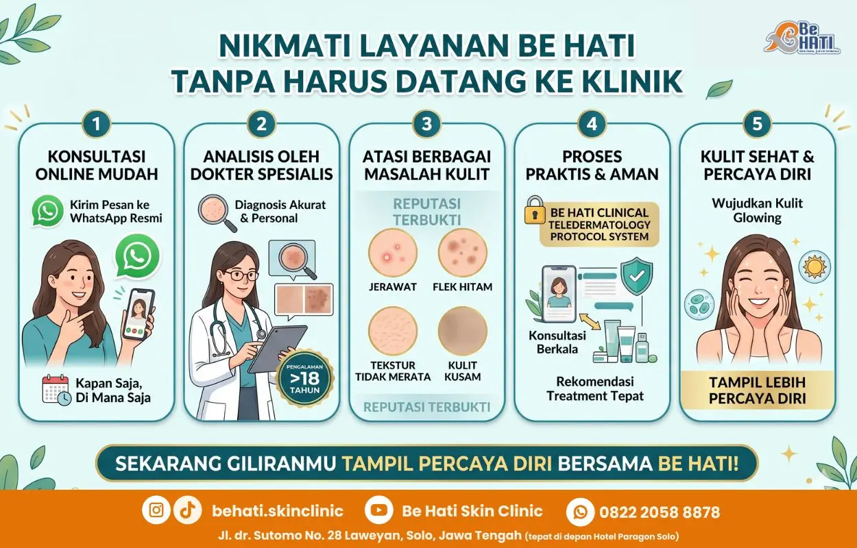 Kulit sehat dan terawat Bersama Be Hati