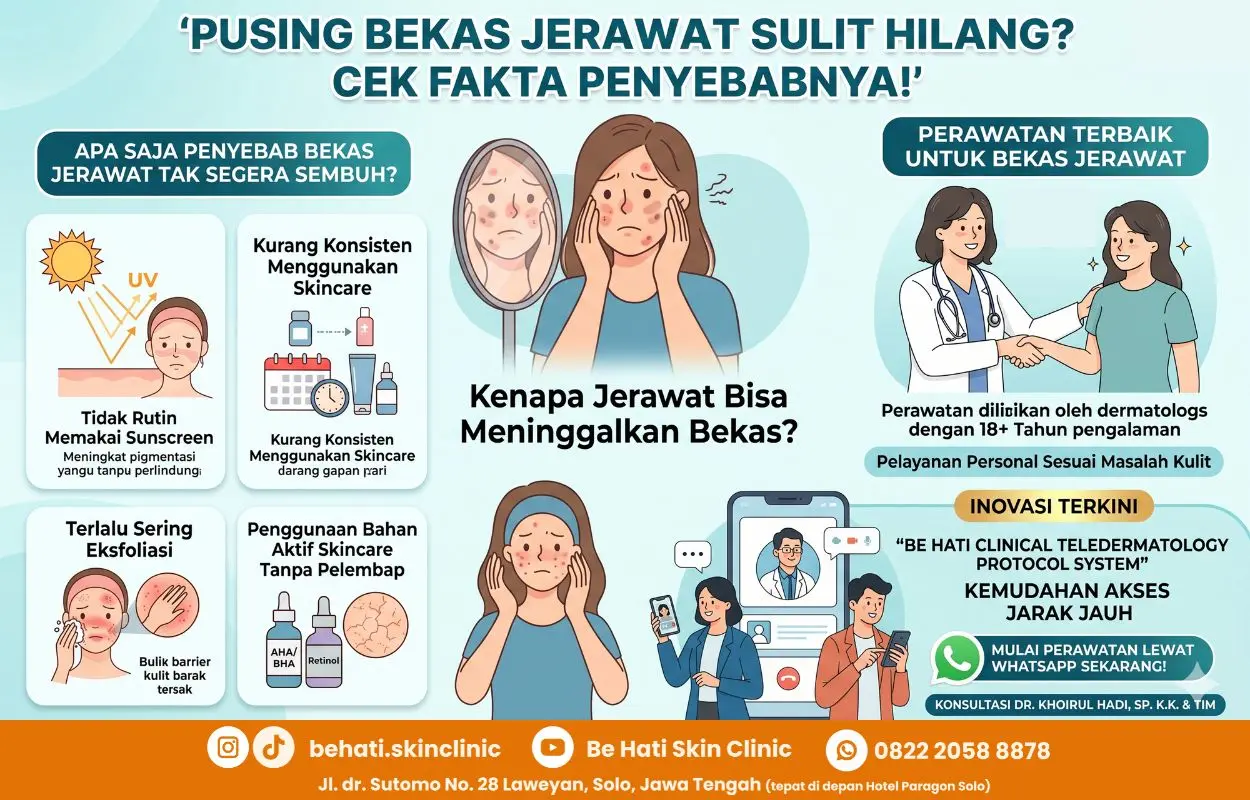 Penyebab bekas jerawat