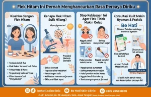 Flek hitam di wajah